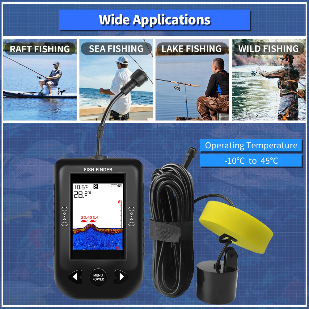 Erchang XF03 Fish Finders 45 D - огляд і ціна Fish Finder Portable