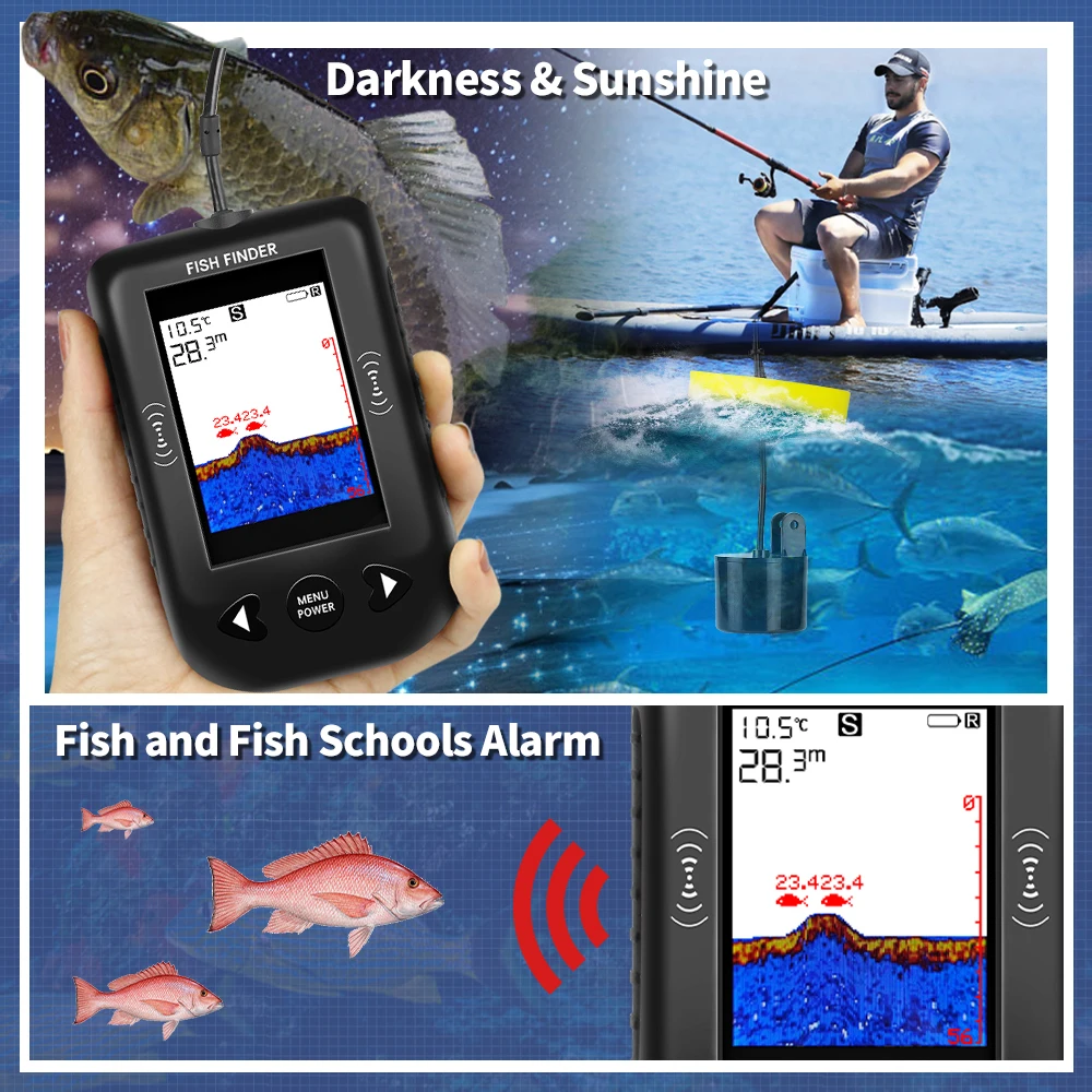 Erchang XF03 Fish Finders 45 D - огляд і ціна Fish Finder Portable