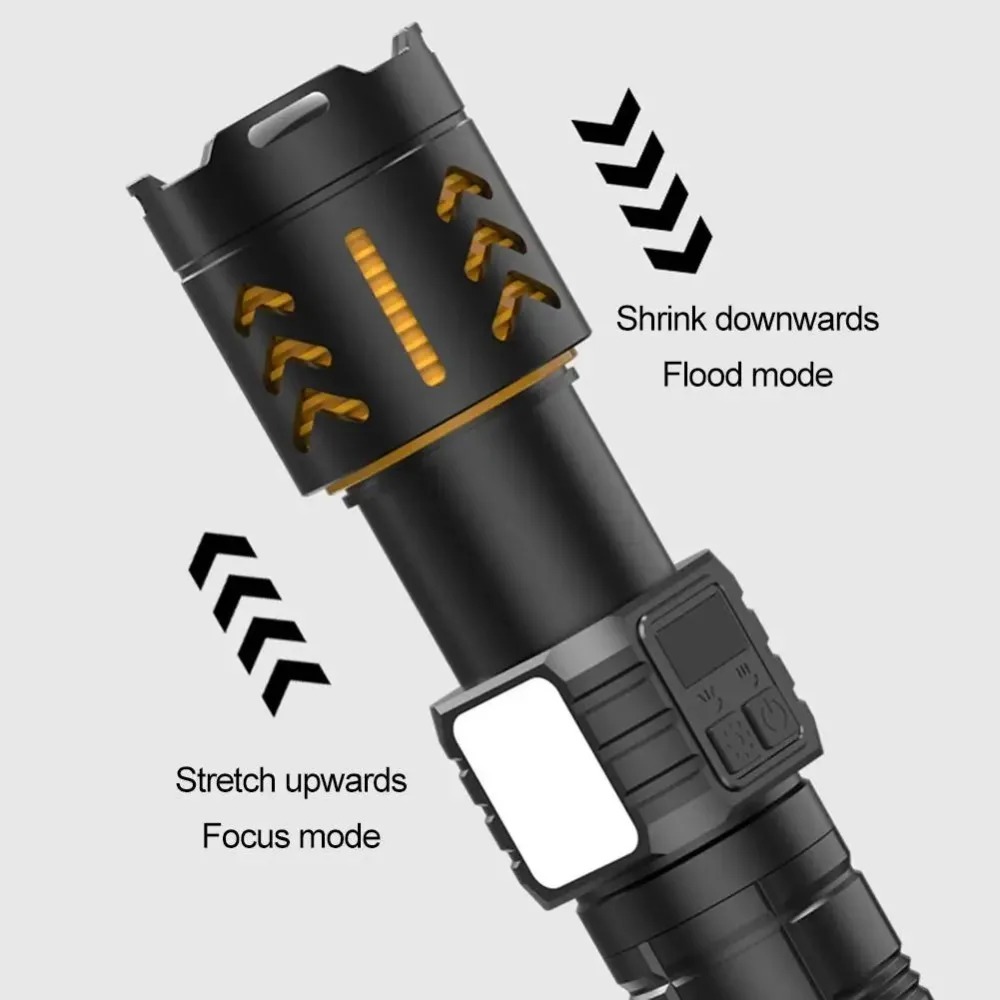 High Power LED Flashlight Zoom - огляд і ціна Fishing Light