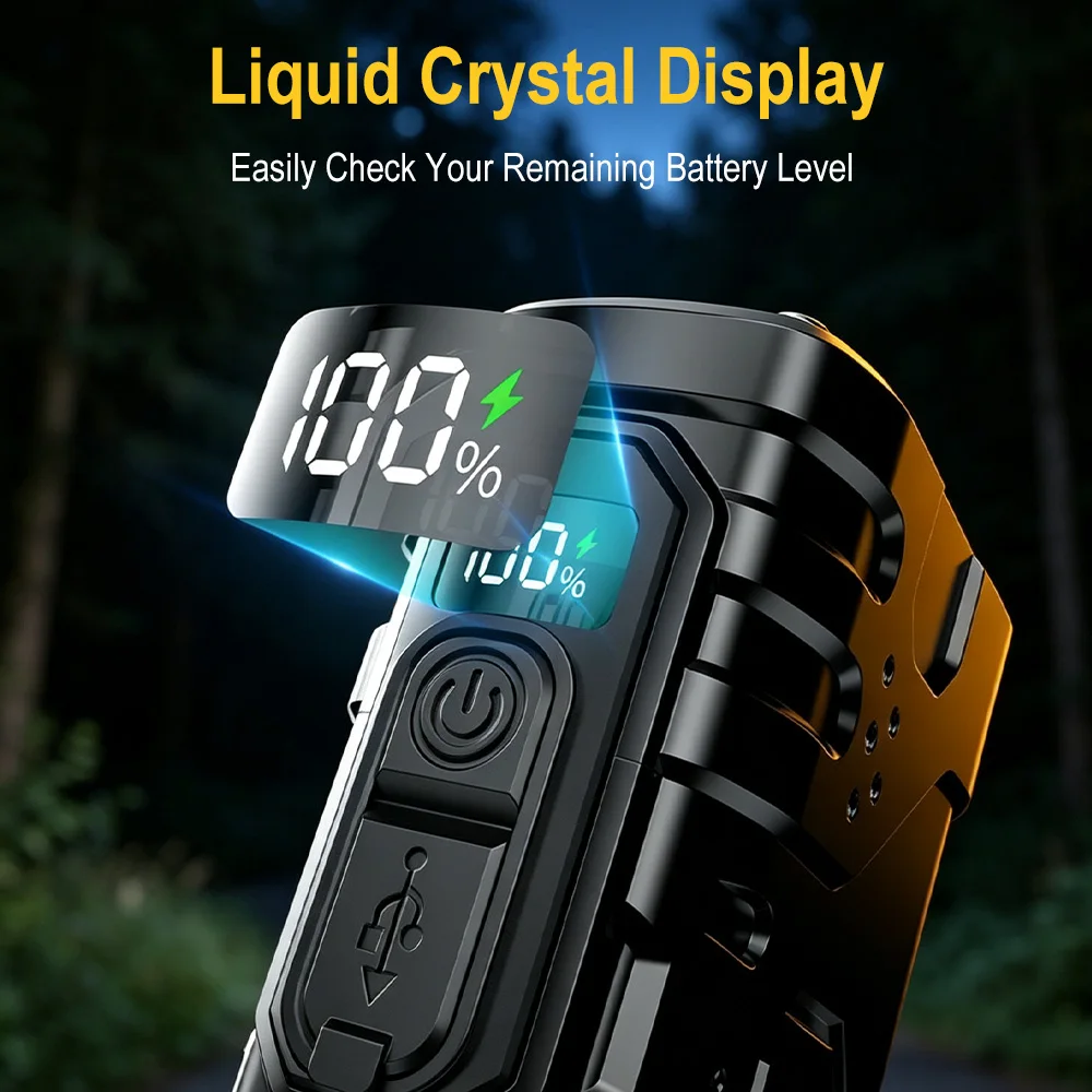 BORUIiT Hand Crank EDC LED Fla - огляд і ціна Fishing Light