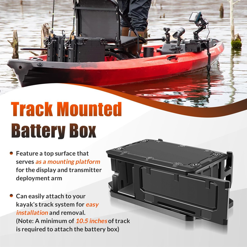 Track Mounted Battery Box for  - огляд і ціна Fish Finder Mount