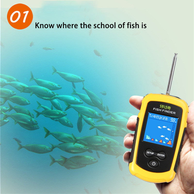 Wireless Sonar Fishing Detecto - огляд і ціна Fishing Depth Finder